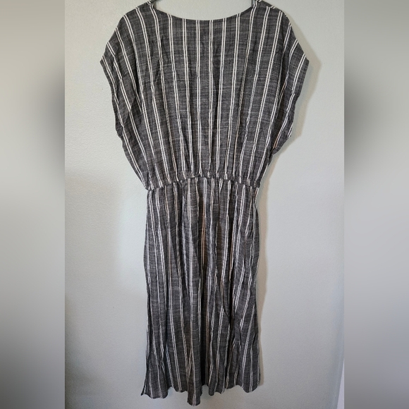 NWT Cupshe Blue Striped Cover Up Size XL But Fits Like a Medium - Picture 2 of 9